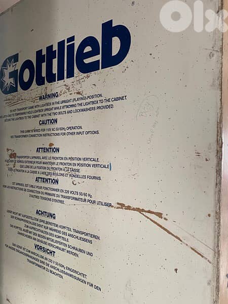 viintage Pinball Gottlieb “Hot shots” 5