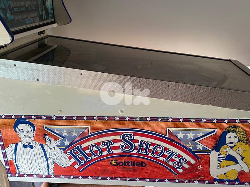 viintage Pinball Gottlieb “Hot shots” 8