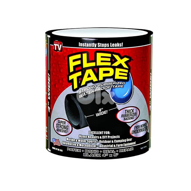 Flex Tape Repair Duct Tape Super-Strong Rubberized Adhesive Tape 6