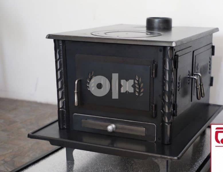 wood heater with stove صوبيا حطب مع فرن 0
