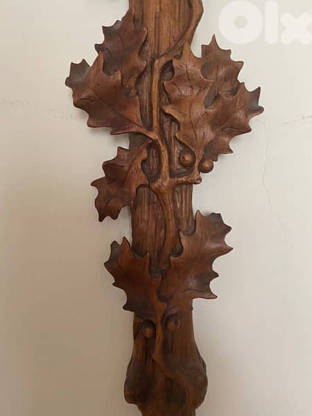 beautiful hand carved church cross 19th 7