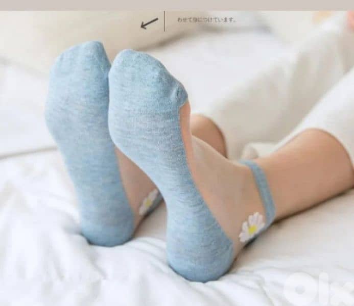 feminine transparent silk socks 5