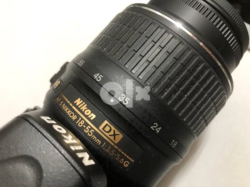 nikon d5100 used very clean + 70-300mm lens 1