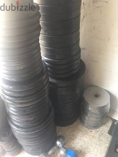 rubber weights like new 7