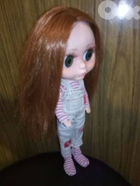 BLUNN -BERJUAN THE BIGGERS RARE Great doll 32Cm long hair=30$ 2