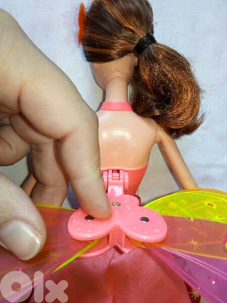 NORI Barbie &THE SECRET DOOR Butterfly Good doll open/close wings=18$ 6