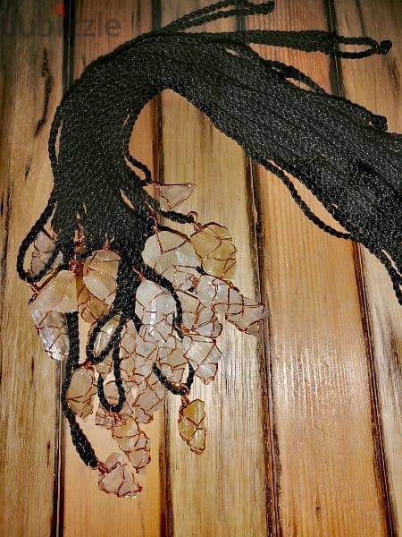 handmade natural crystal necklaces 7