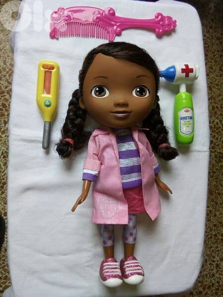 DOC MC STUFFINS JUNIOR 29Cm DISNEY Character Great Girl doll+Set 3 pcs 0