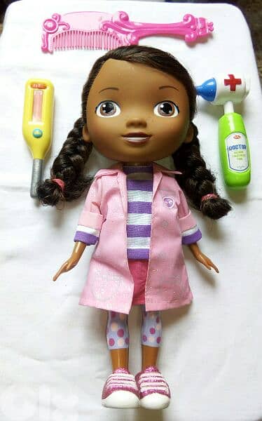 DOC MC STUFFINS JUNIOR 29Cm DISNEY Character Great Girl doll+Set 3 pcs 4