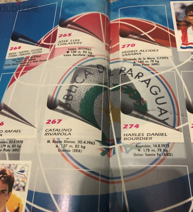 Panini France 98 Album - Incomplete 5