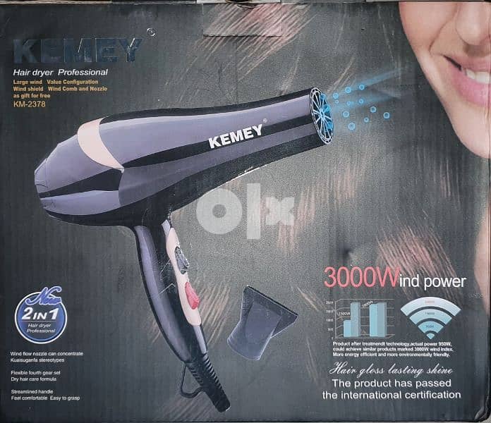 kemey Hair dryer 0