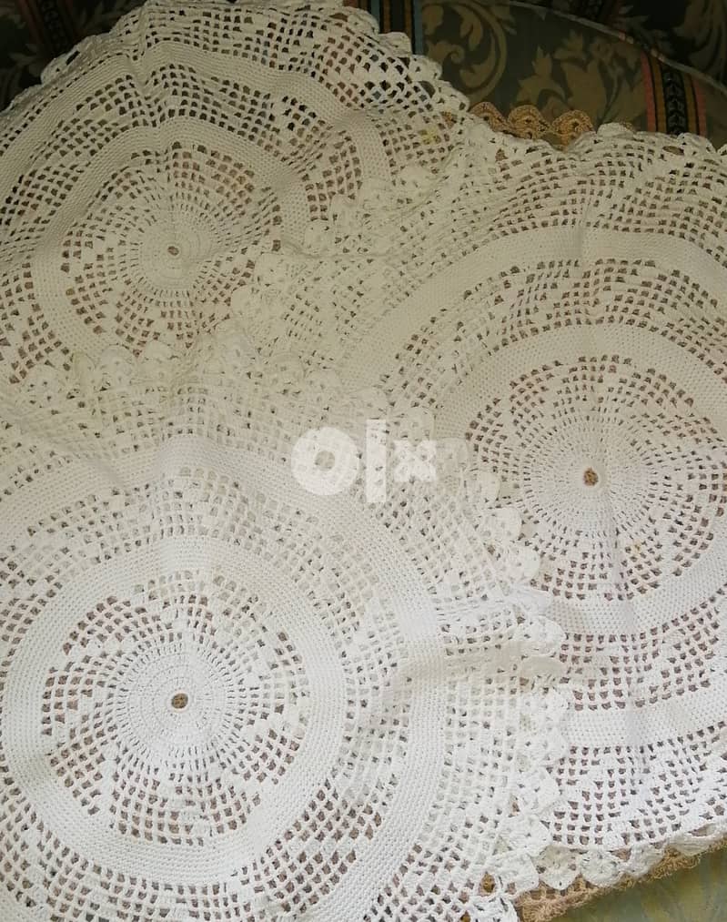 Handmade crochet table mats 0