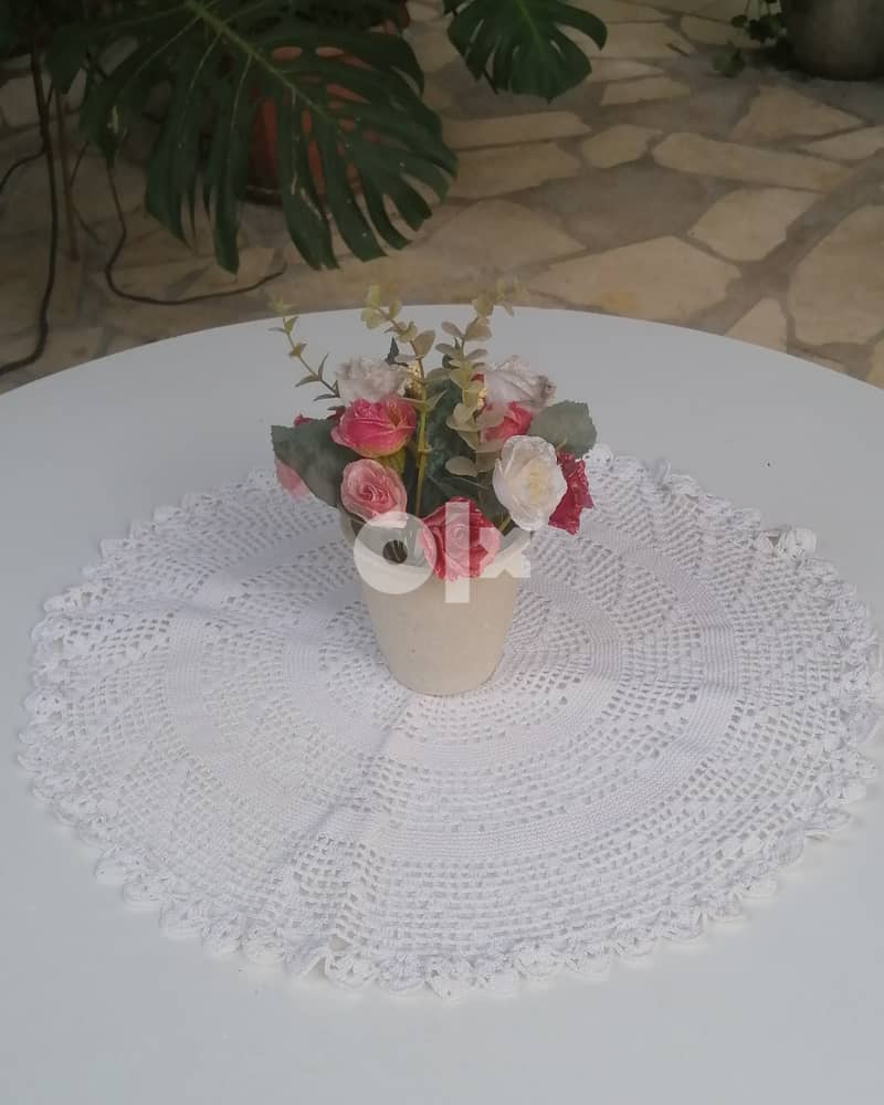 Handmade crochet table mats 1