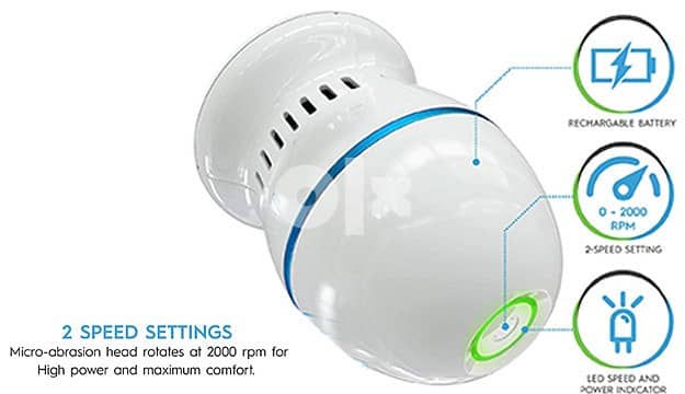 Pedi Vac Rechargeable Callus Remover – Mess-Free Foot Exfoliator 4