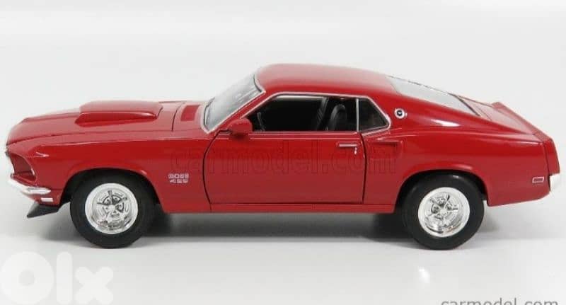 Ford Mustang Boss 429 diecast car model 1:24. 1