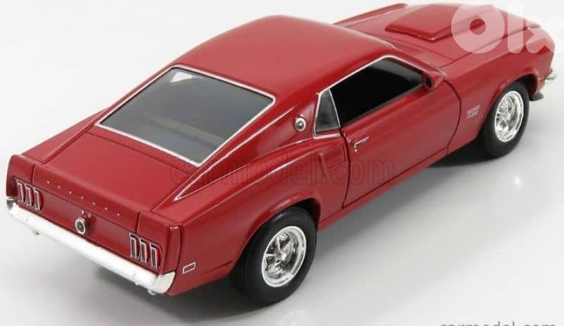 Ford Mustang Boss 429 diecast car model 1:24. 2