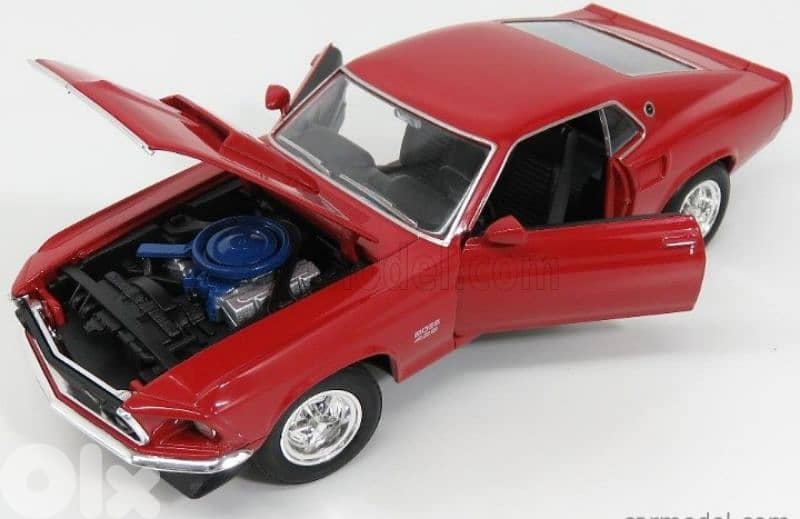 Ford Mustang Boss 429 diecast car model 1:24. 3