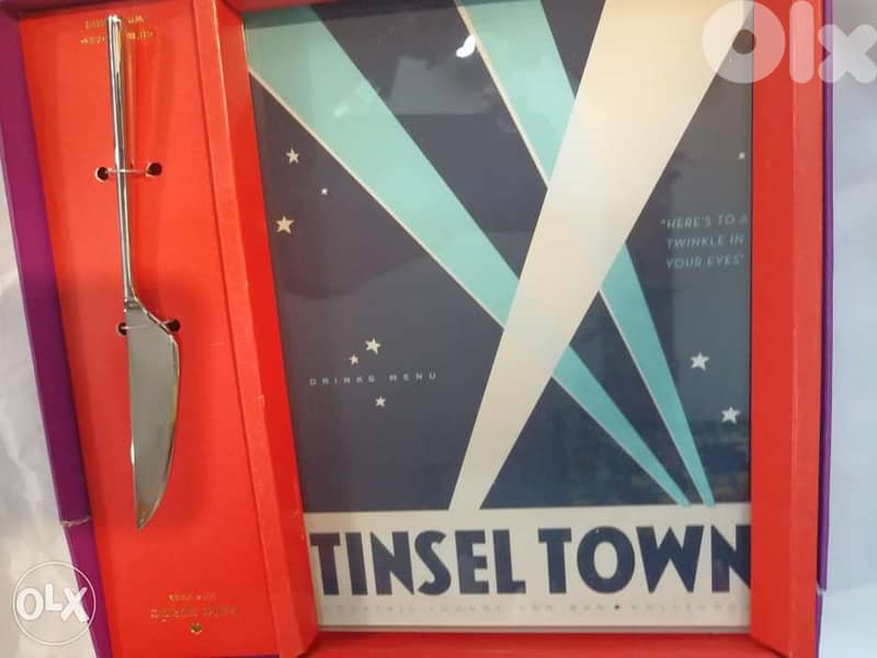 Kate spade Lenox tinsel town cheese Board 1