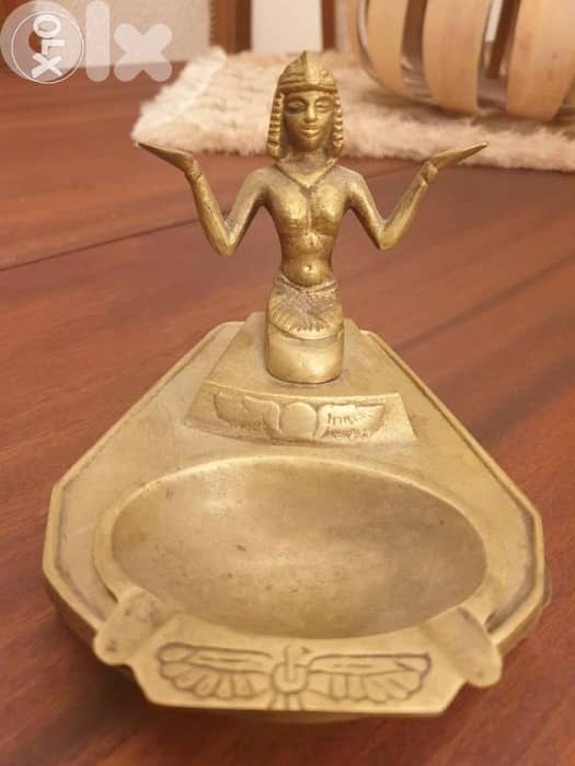 Old copper ashtray. 80 years old 3