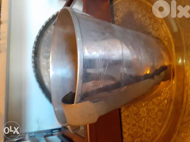 سطل ثلج نحاس مفضض مع ملقط نحاس 2