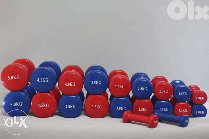dumbbells 1kg till 6kg 0