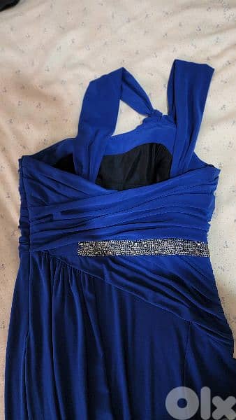 Monique l' huilier evening maxi. dress small فستان سهرةم 2