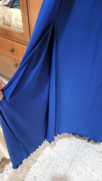 Monique l' huilier evening maxi. dress small فستان سهرةم 5