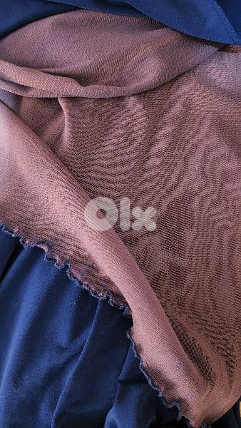 Monique l' huilier evening maxi. dress small فستان سهرةم 6