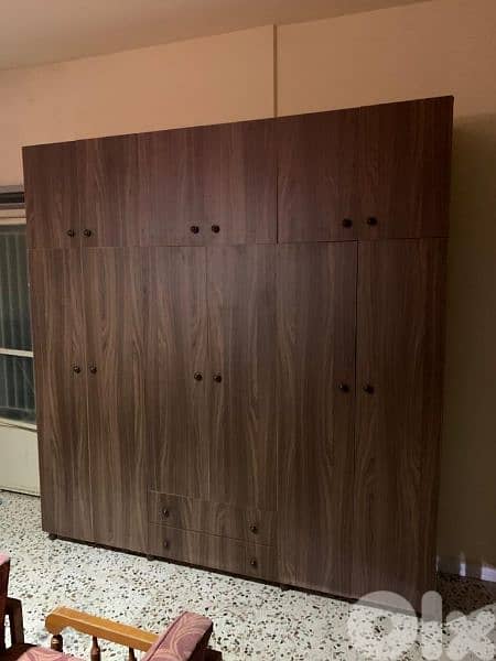 خزانة ست درف طبقين جديد 0