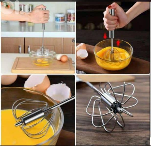 original stainless automatic egg beater 0