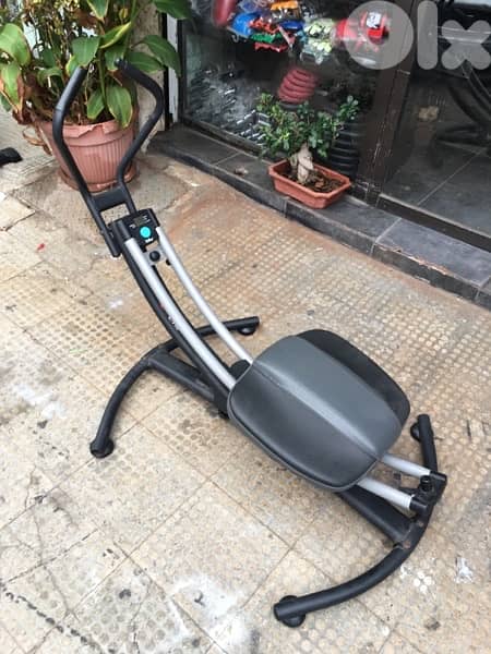 new fitness line abdominal ab machine like new 70/443573 RODGE 0