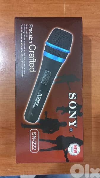 microphone sony with cable 2m new not used 0