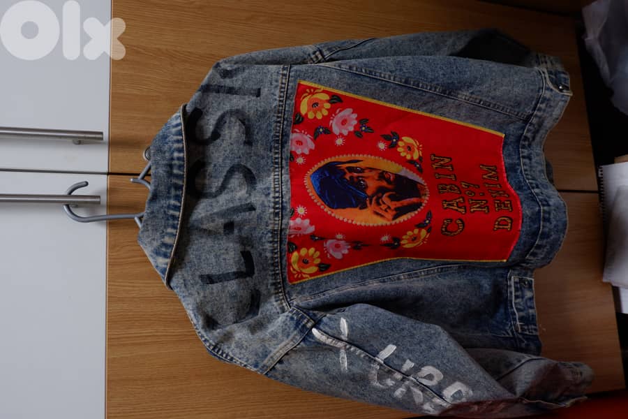 Denim Tupac Jacket 0