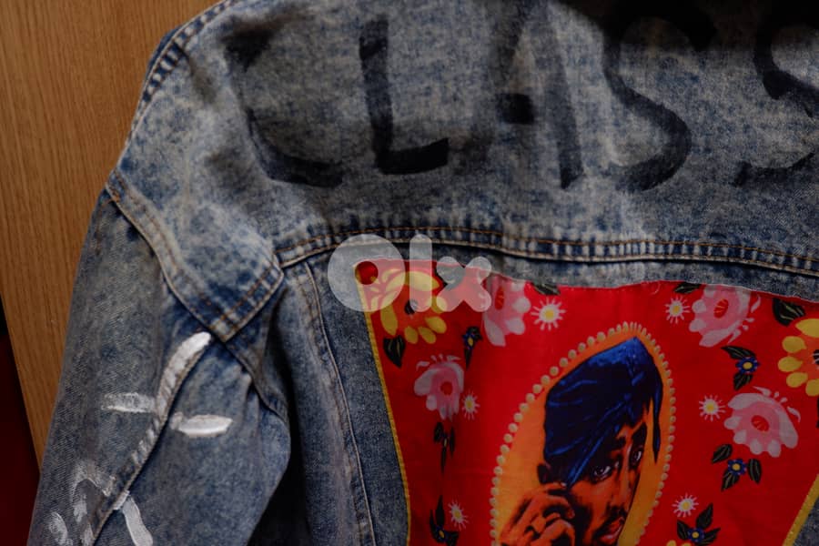 Denim Tupac Jacket 6