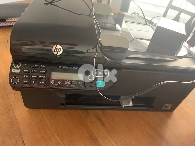 -_طابعة+فاكس HP inkjet Printer - Officejet 4500 printer-fax 4