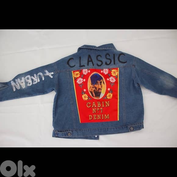 Denim Tupac Jacket 3