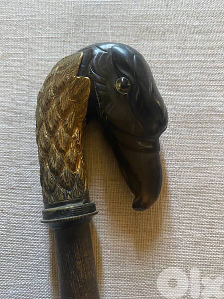 utra rare antique imperial German gents cane 1