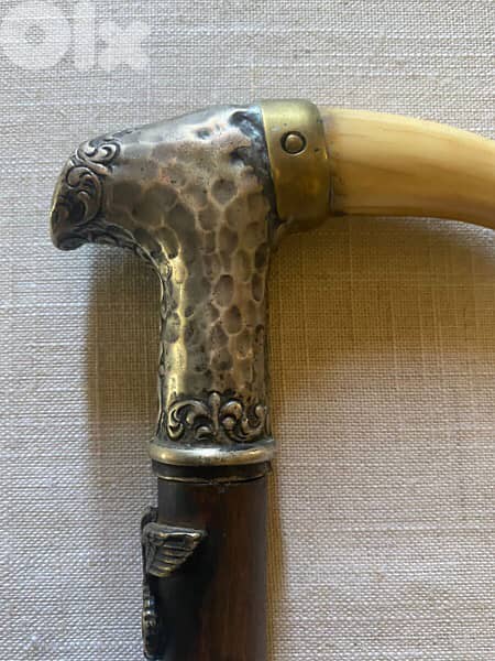 ultra rare original WW II German officer cane 2