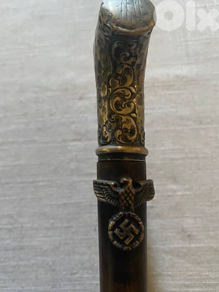 ultra rare original WW II German officer cane 4