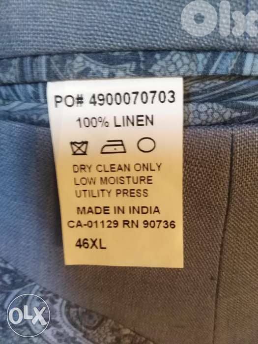 Ralph Lauren original Blazer blue linen 3