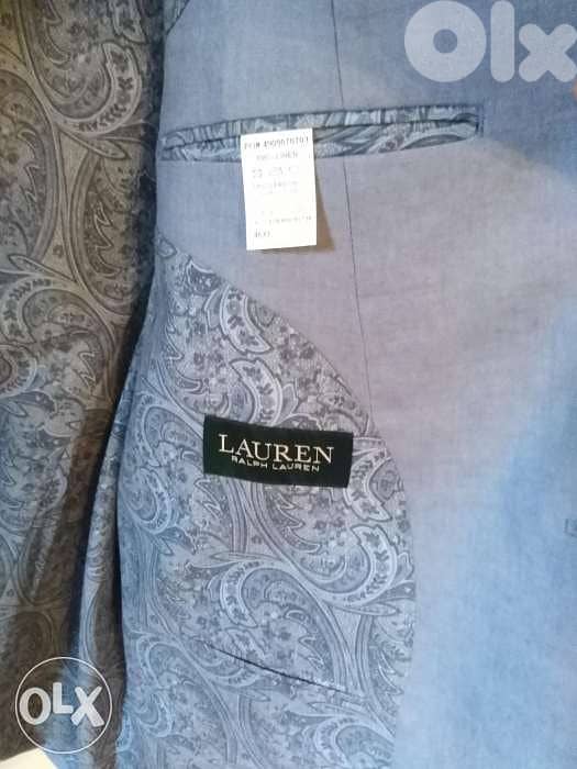 Ralph Lauren original Blazer blue linen 4