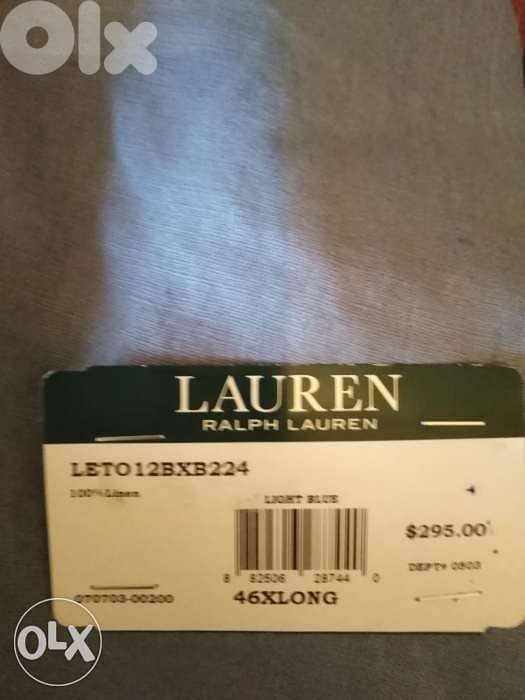 Ralph Lauren original Blazer blue linen 5