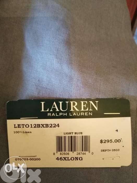 Ralph Lauren original Blazer blue linen 6