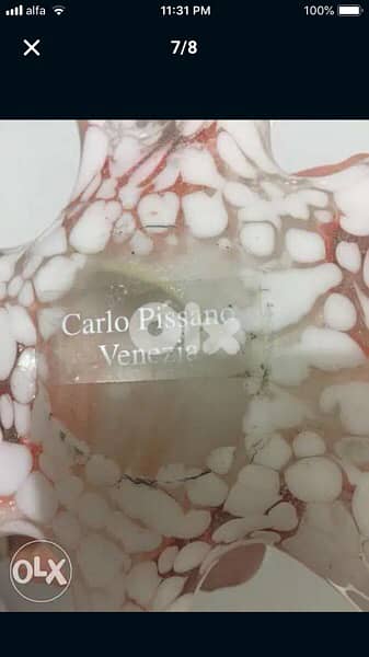 authentic murano signed Carlo Pisano Venezia 3
