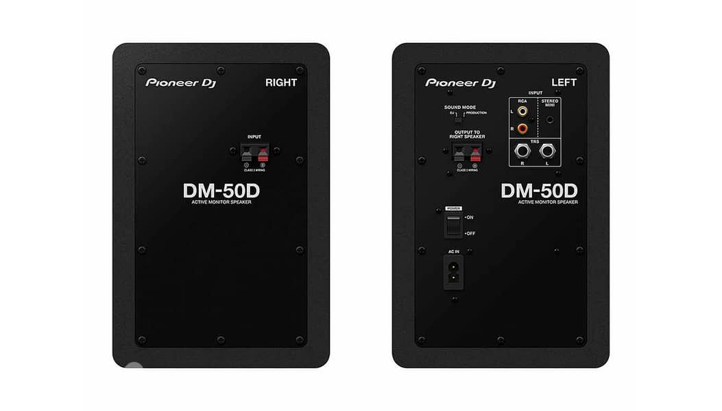 Pioneer DJ DM-50D Studio & DJ Monitors (DM50) 1