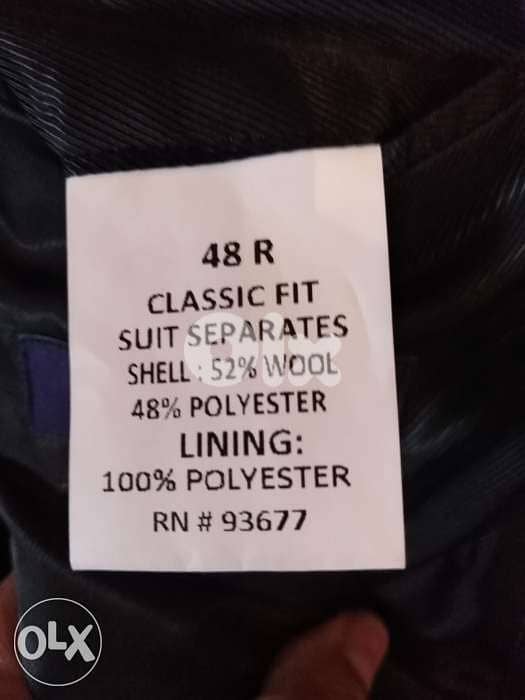 Blazer STAFFORD Black size. 48R 4