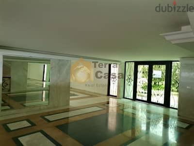 broummana Luxurious apartment 350 sqm + 250m garden, shared pool #4791