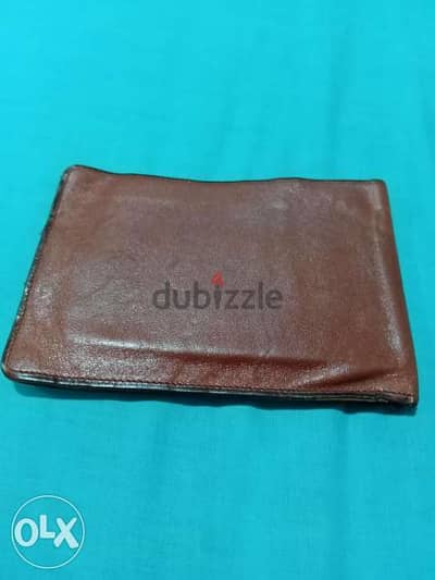 Vintage Dupont leather wallet. . . france 1