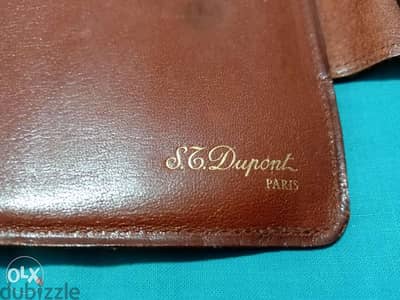 Vintage Dupont leather wallet. . . france 2