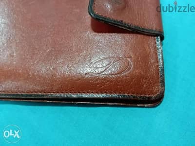 Vintage Dupont leather wallet. . . france 3